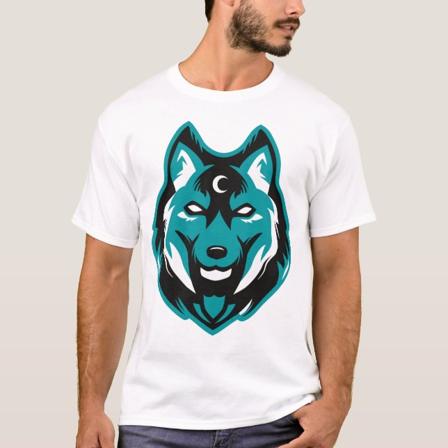 Camiseta Cabeça de lobo tarado (Frente)