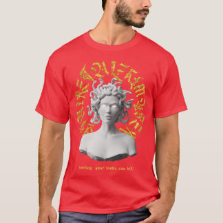 Camiseta cabeça de medusa