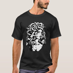 Camiseta Cabeça de Medusa Cobra Cabelo Mitologia Grega Amor