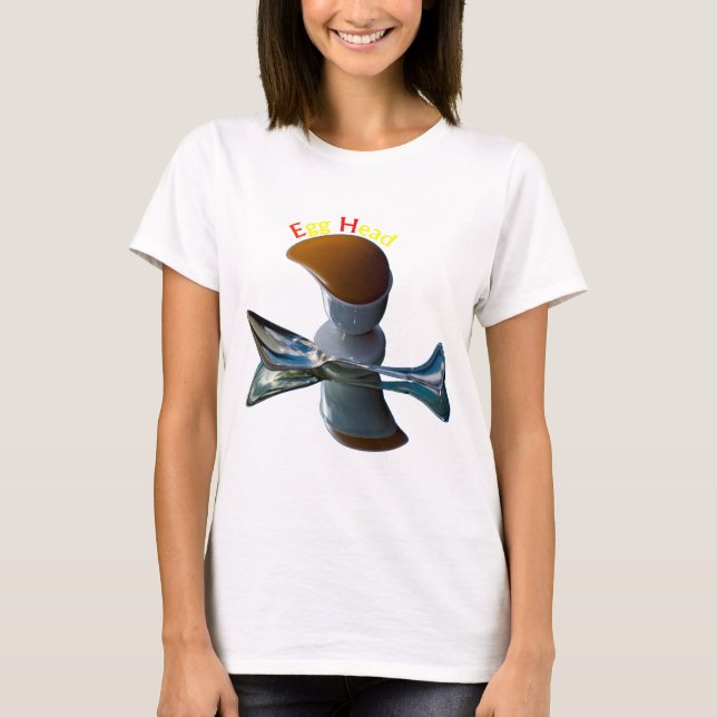 Camiseta Cabeça de Ovo Designs Quirky (Frente)