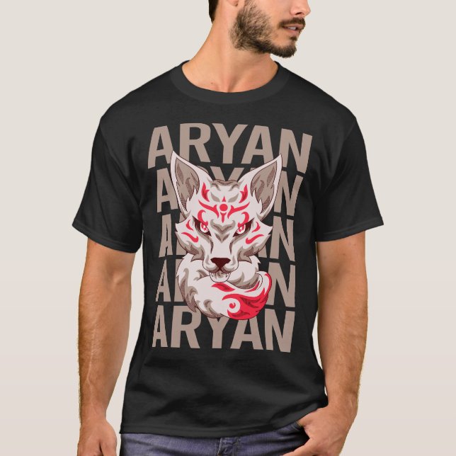 Camiseta Cabeça de Raposa - Nome Ariano (Frente)