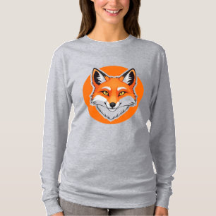 Camiseta Cabeça de Raposa Vibrante