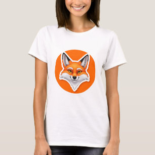 Camiseta Cabeça de Raposa Vibrante