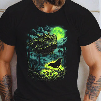 Camiseta Cabeça de sapo gigante pântano noite