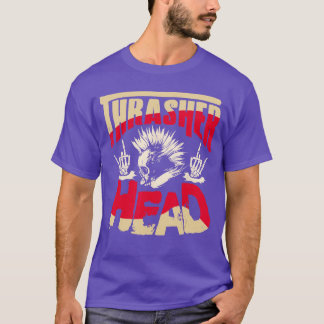 Camiseta Cabeça de Thrasher engraçado retrô