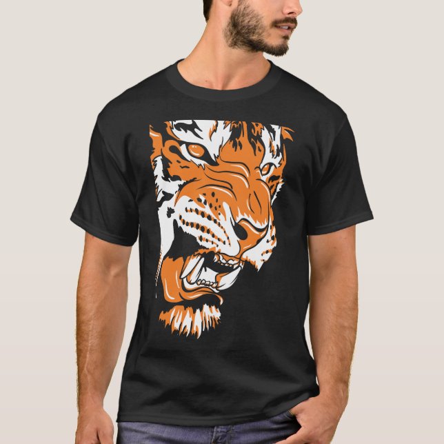 Camiseta Cabeça de Tigre (Frente)