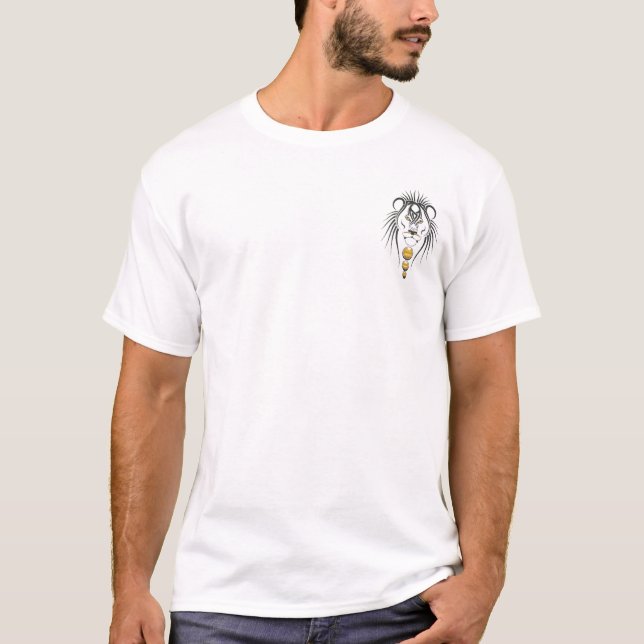 camiseta cabeça de tigre (Frente)