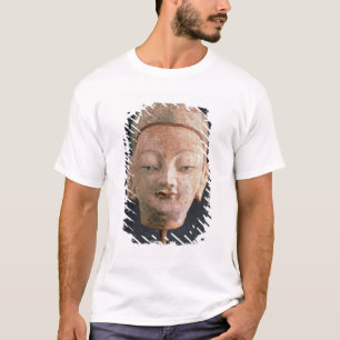 Camiseta Cabeça de uma estátua de Buddha, de Bezeklik