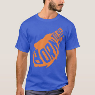 Camiseta cabeça de uma garota animal selvagem