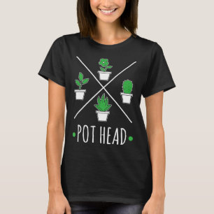 Camiseta Cabeça de Vaso Jardim Jardinagem Jardineiro Planta