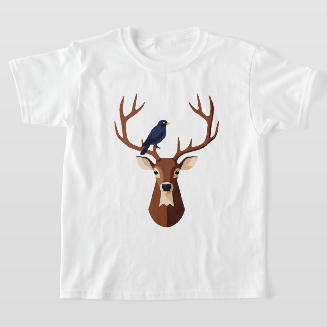Camiseta Cabeça de veado (Postura )