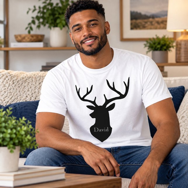 Camiseta Cabeça de Veado Macho (Criador carregado)