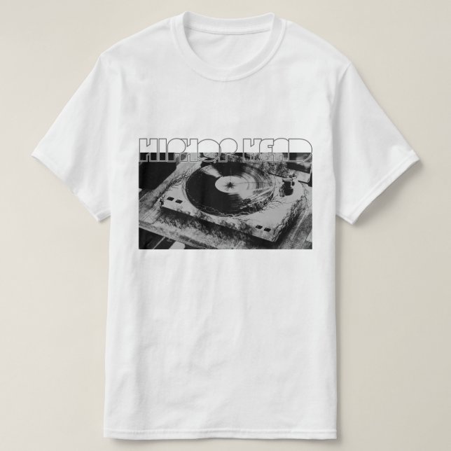 Camiseta Cabeça DJ HipHop (Frente do Design)