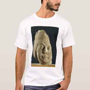 Camiseta Cabeça do arenito vermelho de Yakshi, Bharhut,