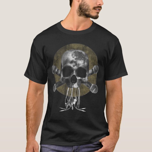 Camiseta Cabeça do crânio (Frente)