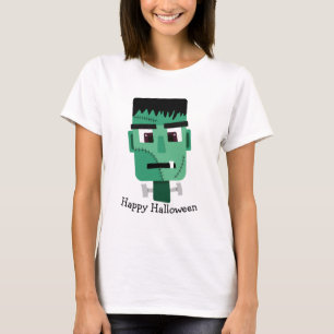 Camiseta Cabeça do Monstro de Frankenstein