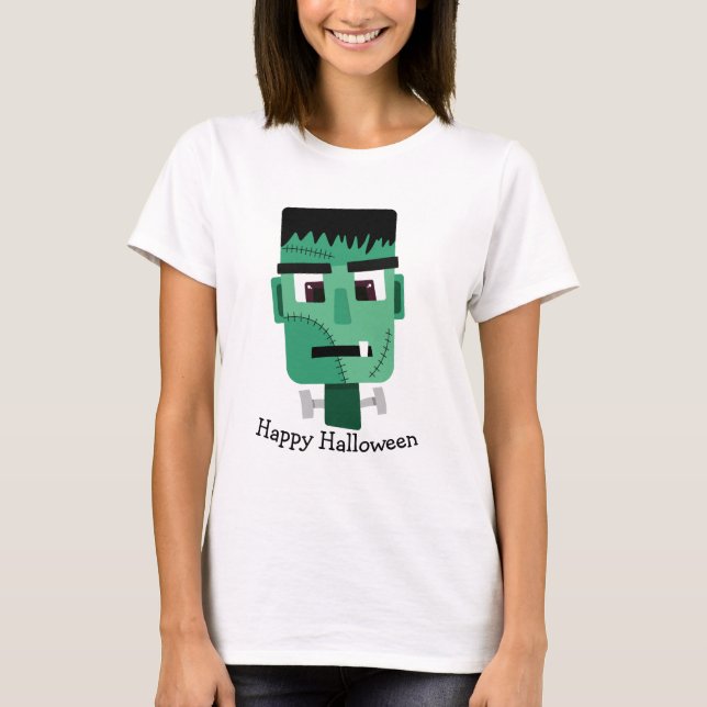 Camiseta Cabeça do Monstro de Frankenstein (Frente)