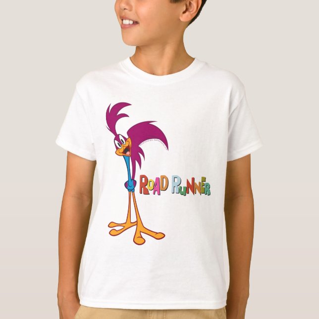Camiseta Cabeça do Roadrunner Inclinação (Frente)