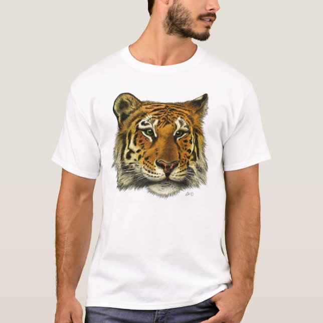 Camiseta Cabeça do tigre (Frente)