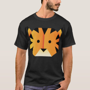 Camiseta Cabeça do tigre de papel