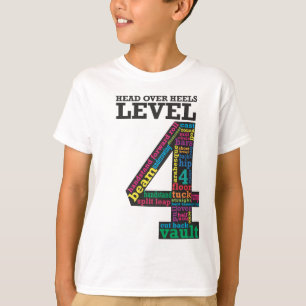 Camiseta Cabeça durante calcanhares nível 4