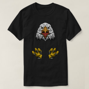 Camiseta Cabeça e Garras de Águia Americana