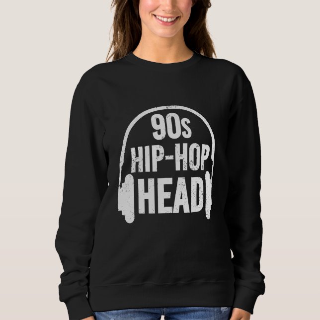 Camiseta Cabeça Hip Hop dos anos 90 (Frente)
