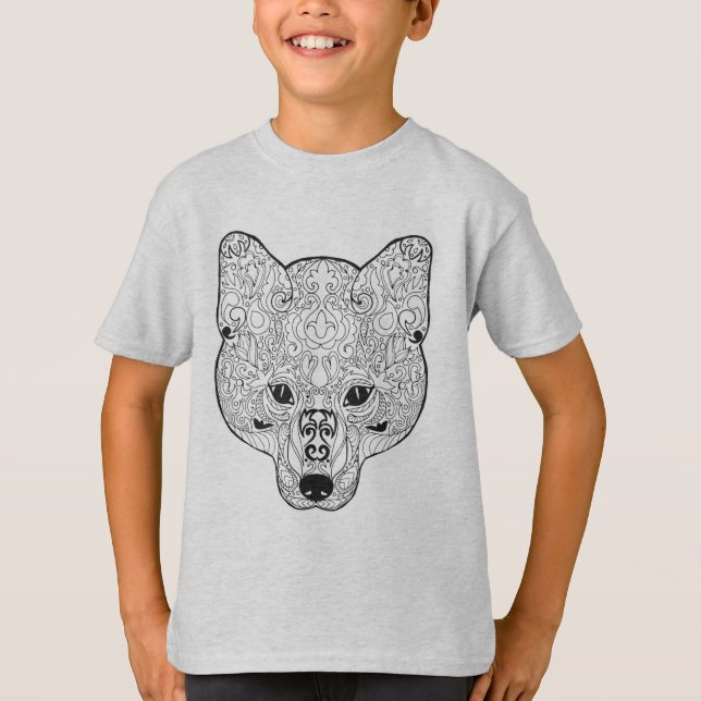 Camiseta Cabeça inspirada do Fox (Frente)