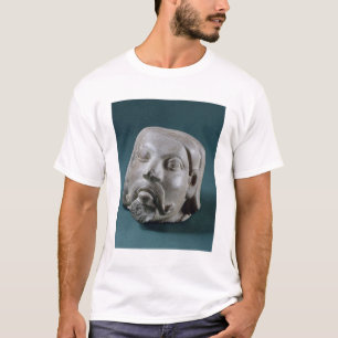 Camiseta Cabeça lustrada de um estrangeiro, Sarnath do