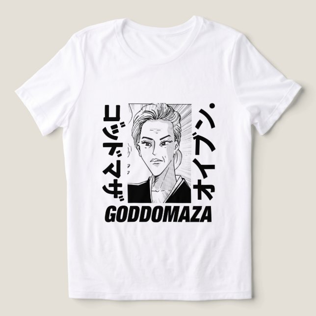 CAMISETA CABEÇA ORIGINAL MOMOKO BW COM TEXTO NEGRITO (Design frontal)