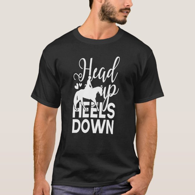Camiseta Cabeça Para Cima Cabeça Para Baixo Cavaleiro Eques (Frente)