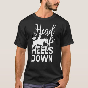 Camiseta Cabeça Para Cima Calcanhares Para Baixo Cavaleiro 