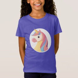 Camiseta Cabeça redonda Unicorn