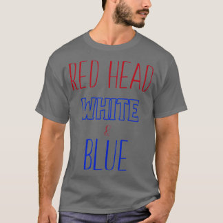 Camiseta Cabeça VERMELHA - Amarelo branco azul