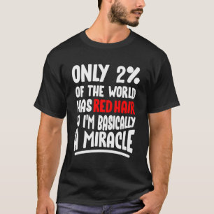 Camiseta Cabeça vermelha - Cabeça vermelha do Cabelo Vermel