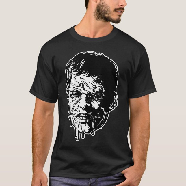 Camiseta Cabeça Zombie (Frente)
