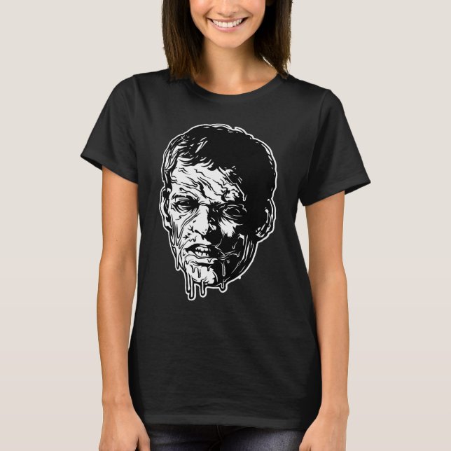 Camiseta Cabeça Zombie (Frente)
