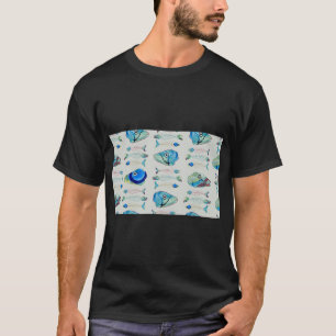 Camiseta Cabeças de Peixe Cinza