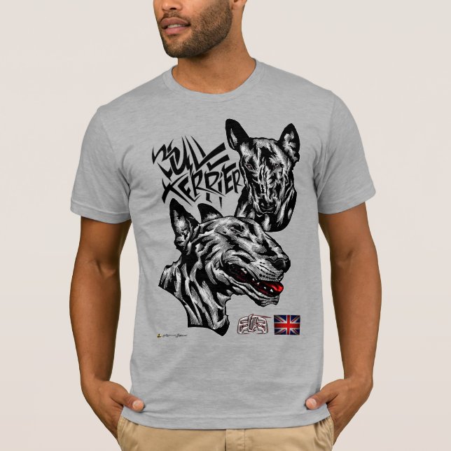 Camiseta Cabeças de Pensamento ElitE Bull Terrier (Frente)
