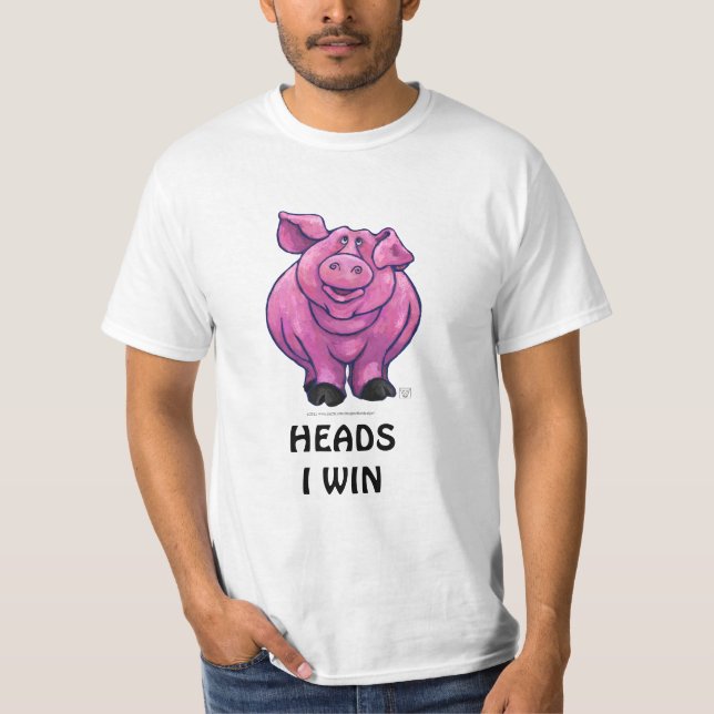 Camiseta Cabeças e Caudas Engraçadas (Frente)