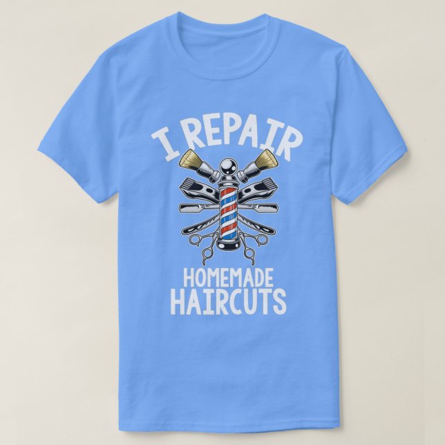 Camiseta Cabeleireiro com barba (Frente do Design)
