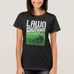Camiseta Cabeleireiro de Jardim  Cortador de Grama Pai