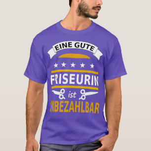 Camiseta cabeleireiro engraçado dizendo que Haistylist cort