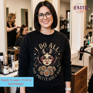 Camiseta Cabeleireiro - Eu Faço o Cabelo de Todas as Garota