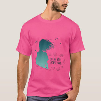 Camiseta Cabelo ao Vento, Sem Preocupações