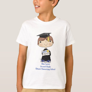 Camiseta Cabelo castanho Formando