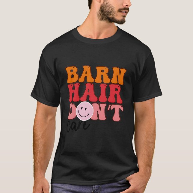 Camiseta Cabelo Celeiro Não Se Importa Com O Fazedor De Cav (Frente)