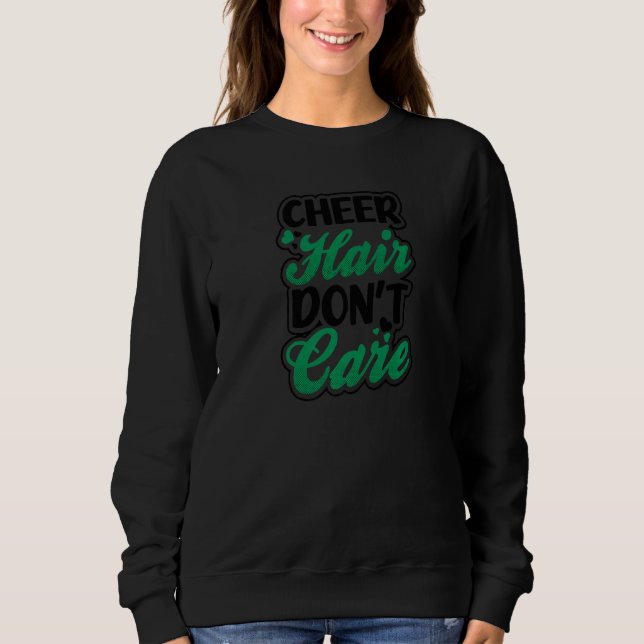 Camiseta Cabelo Cheer não se importa com competição (Frente)