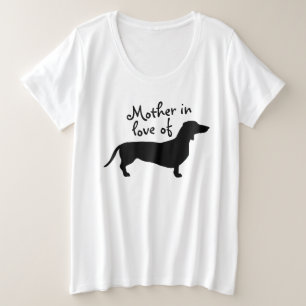 Camiseta Cabelo Curto Dachshund - Silhouette 1