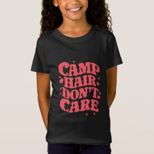 Camiseta Cabelo de Acampamento Não Liga Verão Garotas de Ac